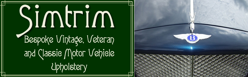 Simtrim - Bespoke Vintage, Veteran and Classic Motor Vehical Upholstery